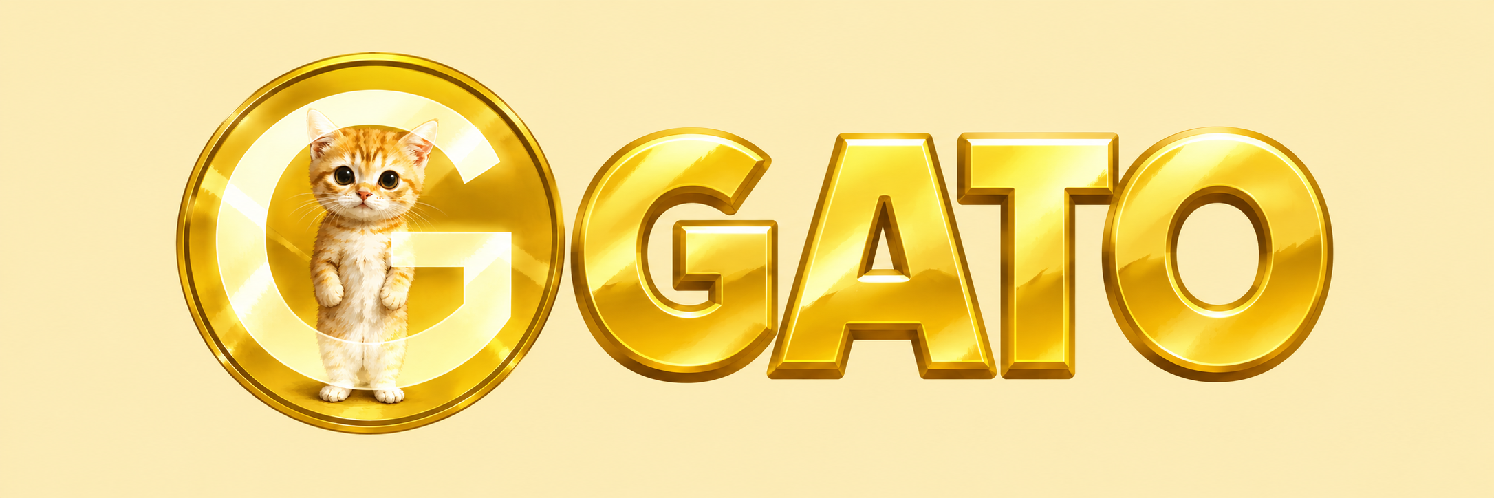GATO gold coin banner
